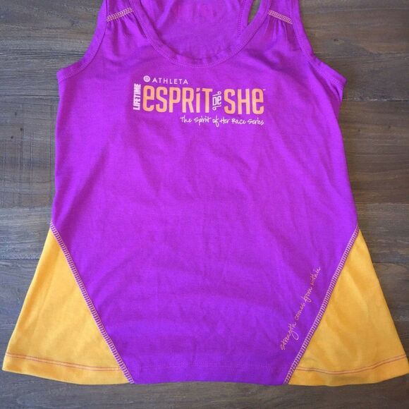 Athleta LIFETIME Espirit De She 2014 Tank  Top M - Picture 4 of 5